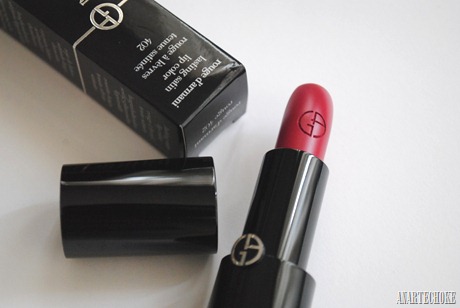 Lipstick P/Review: Giorgio Armani Rouge D'Armani Lasting Satin Lip Color in  402 | an artechoke